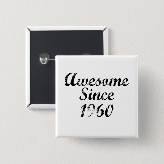 Fantastisch seit 1960 button (Vorne & Hinten)