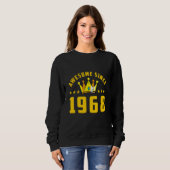 Fantastisch seit 1968 Geburtstag Sweatshirt (Vorne ganz)