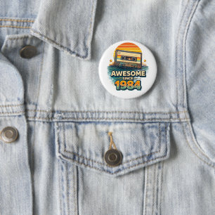 Fantastisch Seit 1984 Retro-Kassettenband Vintage Button