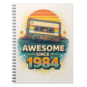 Fantastisch Seit 1984 Retro-Kassettenband Vintage  Notizblock