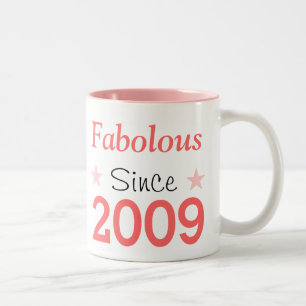 Fantastisch seit 2009 zweifarbige tasse