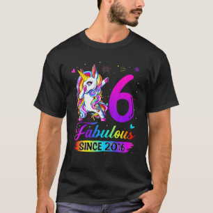 Fantastisch seit 2016 Kinder 6. Geburtstag 6 Jahre T-Shirt