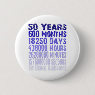 Fantastisch seit 50 Jahren 40. Button