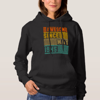 Fantastisch seit Mai 1945 Vintage 77th Männer und Hoodie