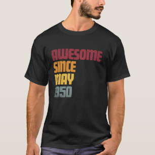 Fantastisch seit Mai 1950 76. Geburtstag - Vintage T-Shirt