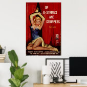 Fantastisch Sexy Vintag Pulp Fiktion Cover Klassik Poster (Heimbüro)