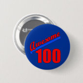 Fantastische 100 fantastisch bei 100 Jahren alt Button (Vorne & Hinten)