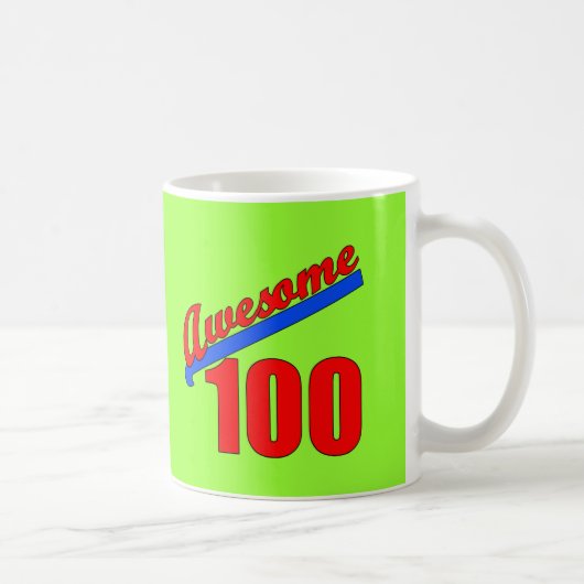 Fantastische 100 fantastisch bei 100 Jahren alt Kaffeetasse (Rechts)