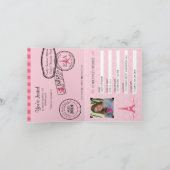 Fantastische 15. Passport-Einladung Einladung (Innenseite)