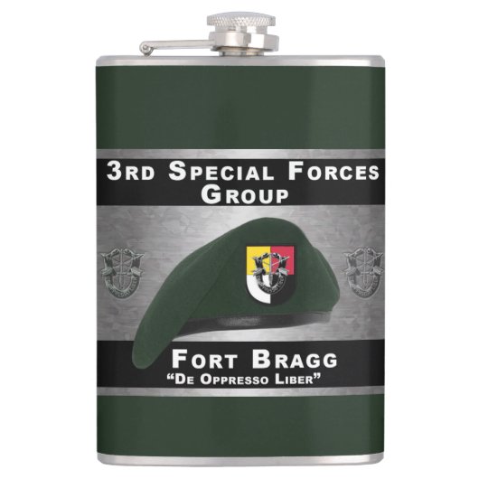 Fantastische 3. Spezialstreitkräfte Flachmann (Vorderseite)