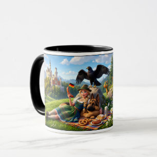 Fantastische 3D deutsche Kaffeetasse