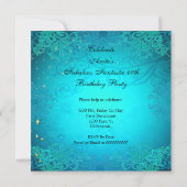 Fantastische 40 Aquamarine Goldmedaillengewinner G Einladung (Rückseite)