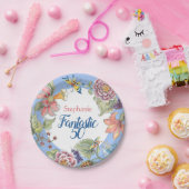 Fantastische 50 Blumenwasser 50. Geburtstag Pappteller (Party)