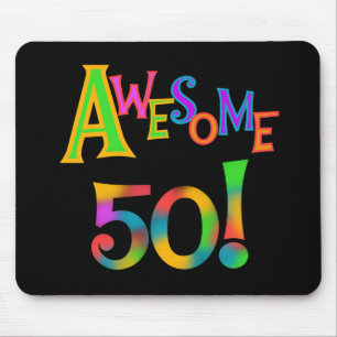 Fantastische 50 Geburtstags-T - Shirts und Mousepad