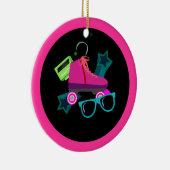 Fantastische 80er Verzierung Keramikornament (Rechts)