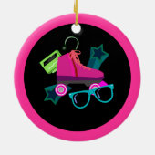 Fantastische 80er Verzierung Keramikornament (Hinten)