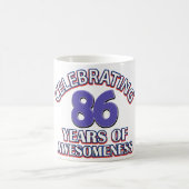 Fantastische 86 jährige Geschenke Kaffeetasse (Mittel)