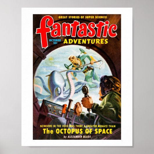 Fantastische Abenteuer (Oktober 1949) Poster (Vorne)