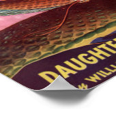 Fantastische Abenteuer — Tochter des Schlangengott Poster (Ecke)