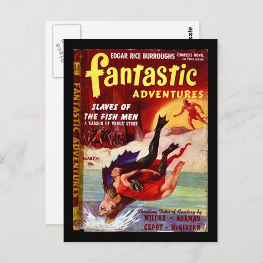 Fantastische Abenteuer v03 n02 (1941-03.Ziff-Davis Postkarte (Vorne/Hinten)