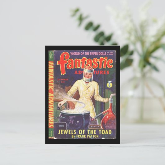 Fantastische Abenteuer v05 n09 (1943-10.Ziff-Davis Postkarte (Stehend Vorderseite)