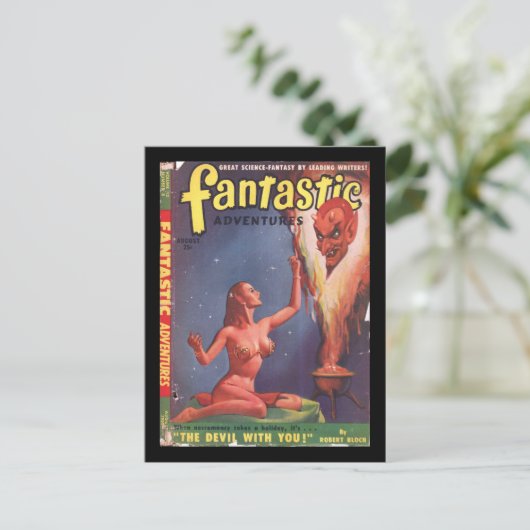 Fantastische Abenteuer v12 n08 (Aug 1950)_Pulp Art Postkarte (Stehend Vorderseite)