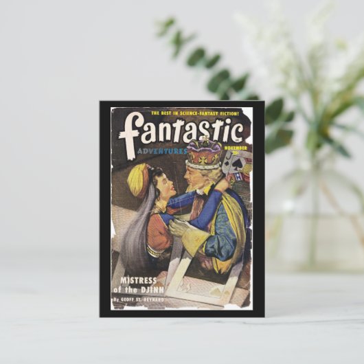 Fantastische Abenteuer v12 n11 (1950-11.Ziff-Davis Postkarte (Stehend Vorderseite)