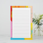 Fantastische Abstrakte Malerei von Kris Taylor Briefpapier (Stehend Vorderseite)