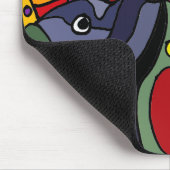 Fantastische abstrakte Tier-Kunst Mousepad (Ecke)