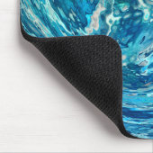 Fantastische abstrakte Welle Mousepad (Ecke)