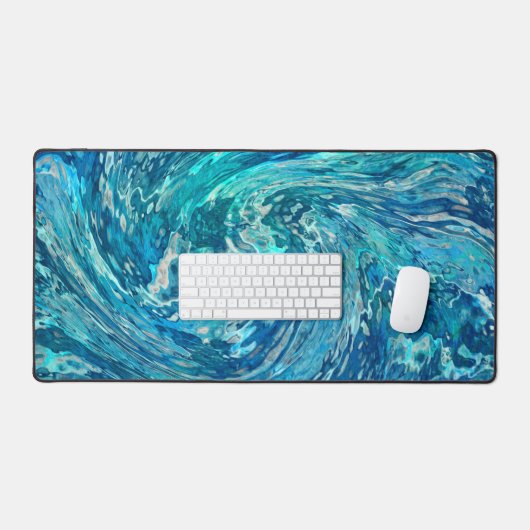 Fantastische Abstrakte Welle Schreibtischunterlage (Tastatur & Maus)