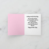 Fantastische Afroamerikanerin-Muttertagskarte Karte (Innenseite)