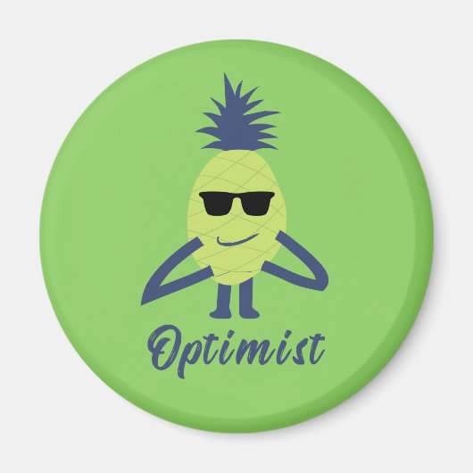 Fantastische Ananas-Kunst Magnet (Vorne)