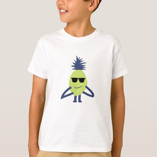 Fantastische Ananas-Kunst T-Shirt (Vorderseite)