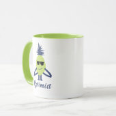 Fantastische Ananas-Kunst Tasse (Vorderseite Links)