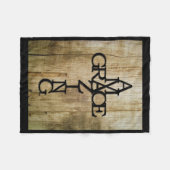 Fantastische Anmut Fleecedecke (Vorderseite (Horizontal))