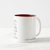 fantastische Anmut-Tasse Zweifarbige Tasse (VorderseiteRechts)