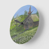 Fantastische Anmut-Uhr Runde Wanduhr (Winkel)