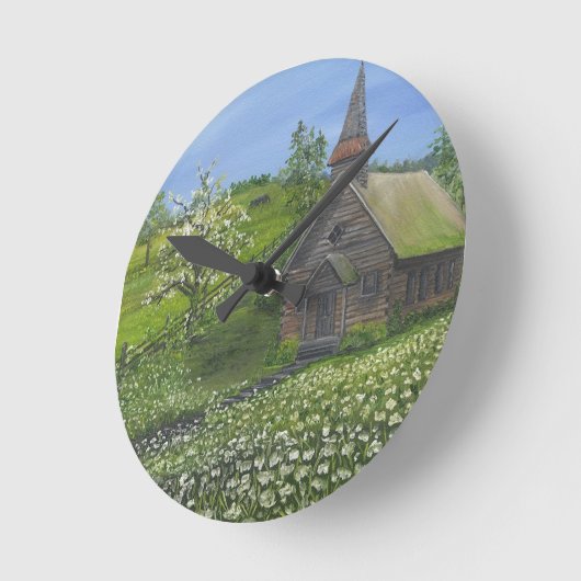 Fantastische Anmut-Uhr Runde Wanduhr (Winkel)