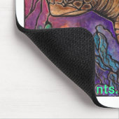 Fantastische Art des befleckten Glases der Mousepad (Ecke)