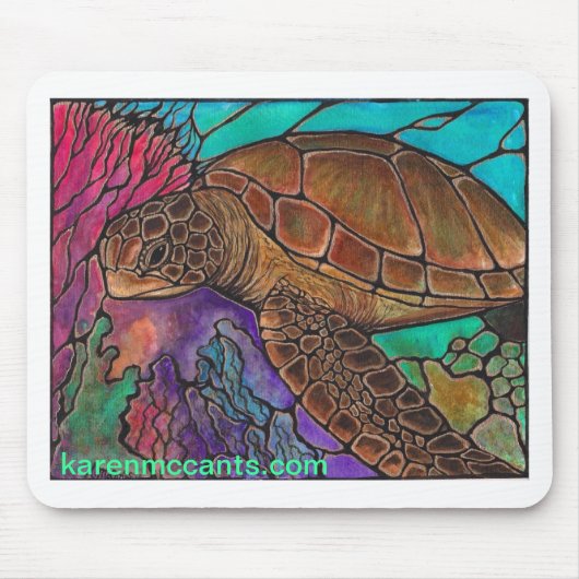 Fantastische Art des befleckten Glases der Mousepad (Vorne)