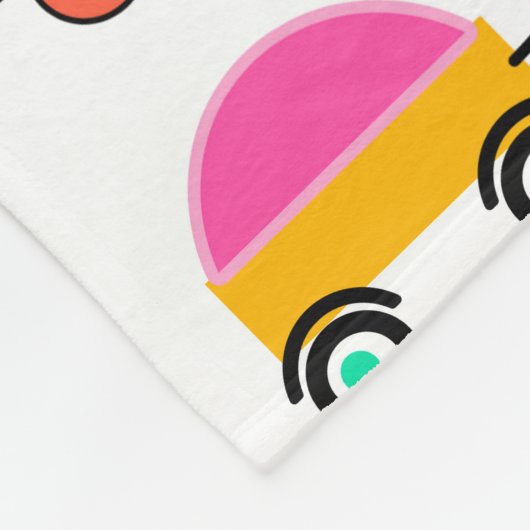 Fantastische Autos Fleecedecke (Ecke)