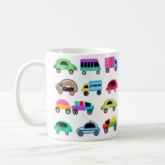 Fantastische Autos Kaffeetasse (Links)