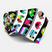 Fantastische Autos Krawatte (Gerollt)