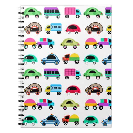 Fantastische Autos Notizblock (Vorderseite)