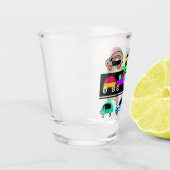 Fantastische Autos Schnapsglas (Links)