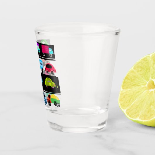 Fantastische Autos Schnapsglas (Rechts)