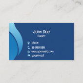 Fantastische Autowäsche Visitenkarte (Rückseite)