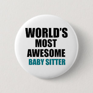 Fantastische BABYSITTER-Entwürfe Button