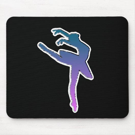 Fantastische Ballerina-Grafik Mousepad (Vorne)